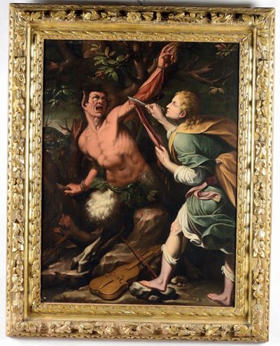 Camillo Procaccini (bologna 1551 - Milano 1629), Seguace Diapollo Scortica Marsia