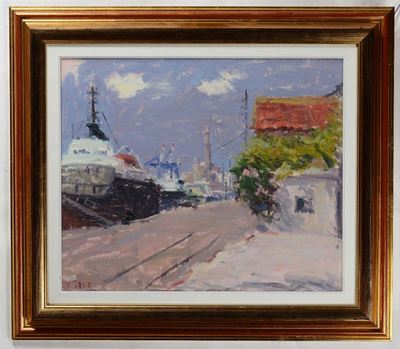 Giovanni Fasce (1936-2006)genova, Estate, Calata Gadda