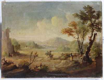 Scuola Italiana del XVIII Secolopaesaggio Campestre