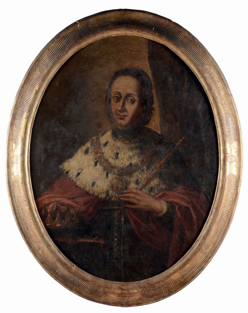 Scuola Italiana del XVIII secolo Ritratto del Principe Eugenio di Savoia  - Asta Dipinti Antichi - Cambi Casa d'Aste