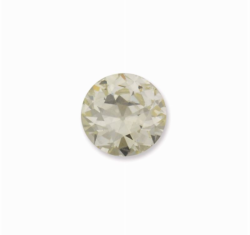 Unmonted old-cut diamond weighing 3,62 carats. R.A.G report  - Auction Fine Jewels - I - Cambi Casa d'Aste