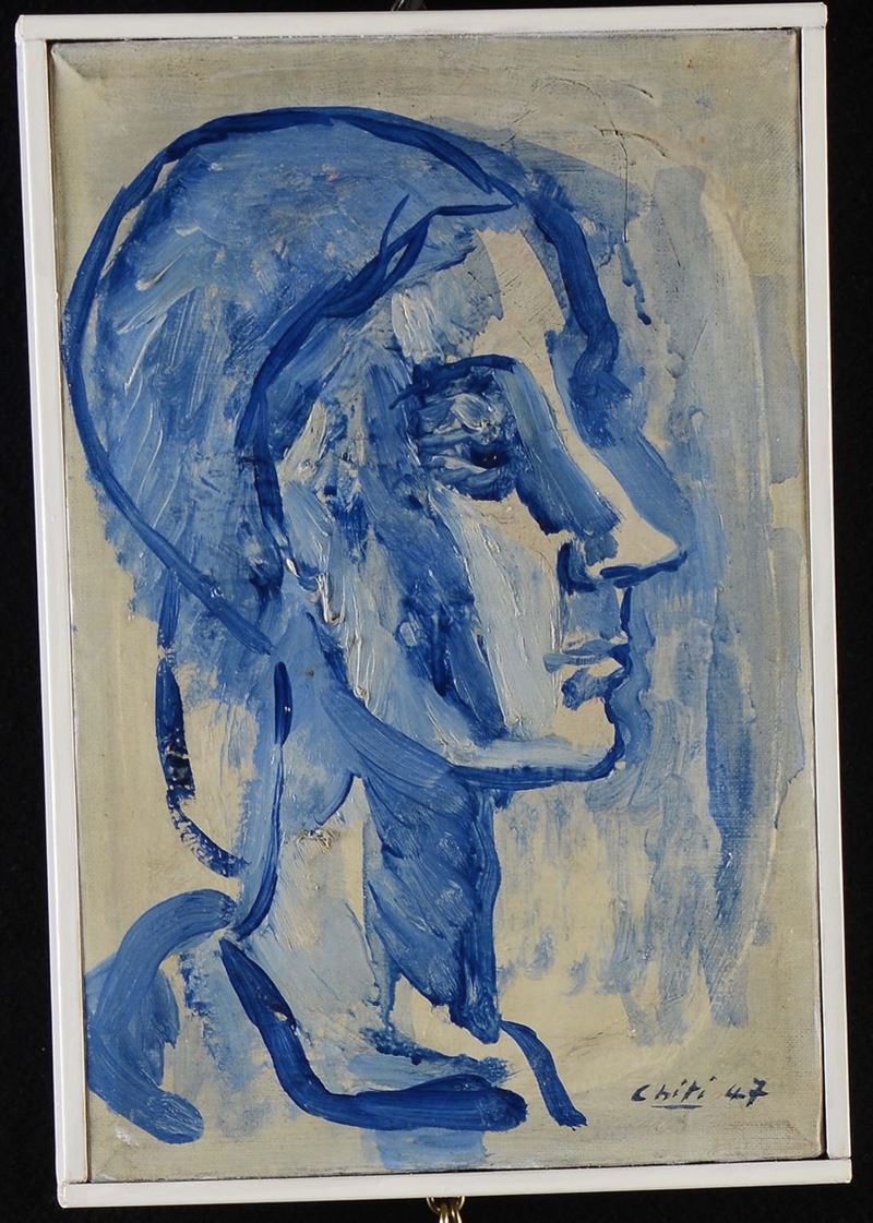Guido Chiti (1918-2003) Ritratto, 1947  - Auction Asta a Tempo Antiquariato - II - Cambi Casa d'Aste