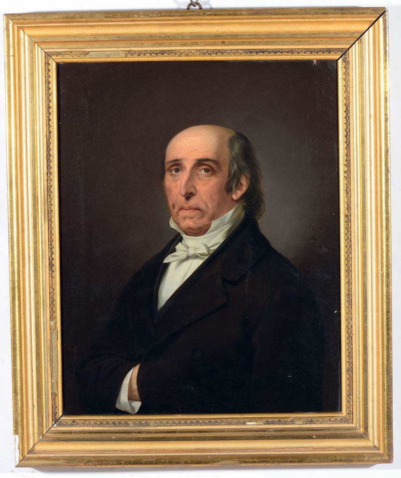 F. Isola? Ritratto maschile  - Auction Fine art - II - Cambi Casa d'Aste