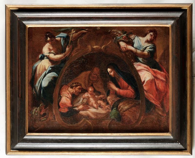 Scuola Toscana del XVIII secolo Natività  - Auction Old Masters Paintings - Cambi Casa d'Aste