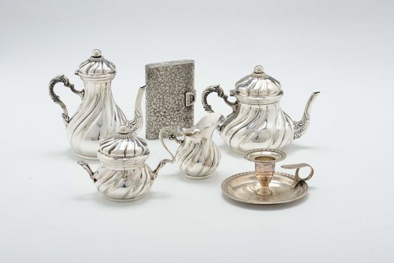Lotto di oggetti in argento, XX secolo  - Asta Antiquariato - Cambi Casa d'Aste