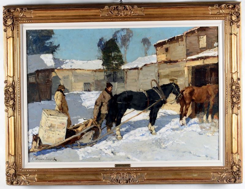 Alessio Issupoff (1889-1957) Mese di marzo  - Auction 19th and 20th Century Paintings - Cambi Casa d'Aste
