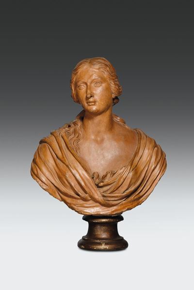 Busto Muliebre “all’antica” in Terracotta, Giuseppe Piamontini (firenze 1664-1742), Firenze XVII ...