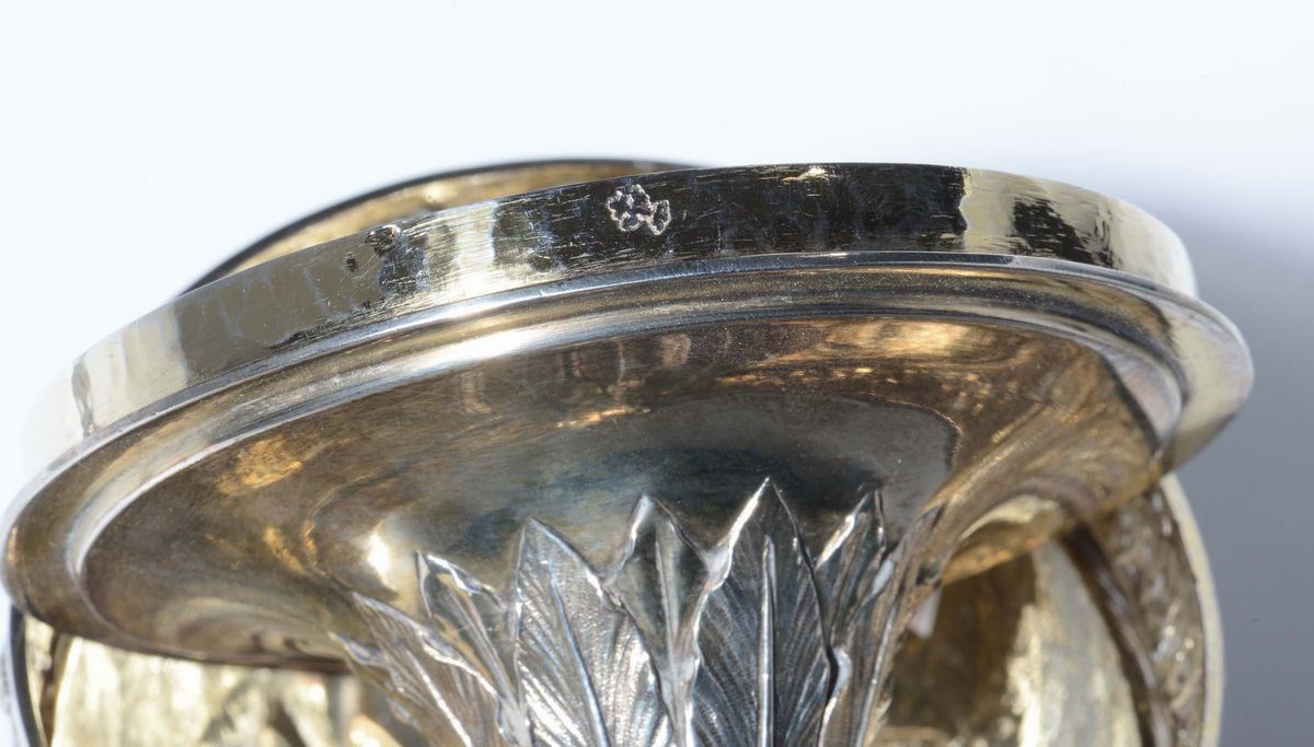 Zuccheriera in Argento, Milano Seconda Metà del XVIII Secolo, Bottega All’insegna Dell’aquila