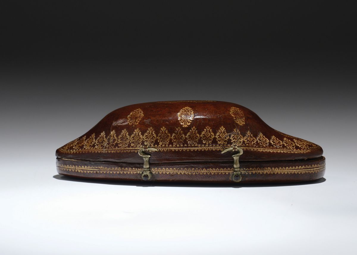 Servizio da Viaggio in Argento Parzialmente Dorato,roma 1700 Circa, Argentiere Bartolomeo Colleon...
