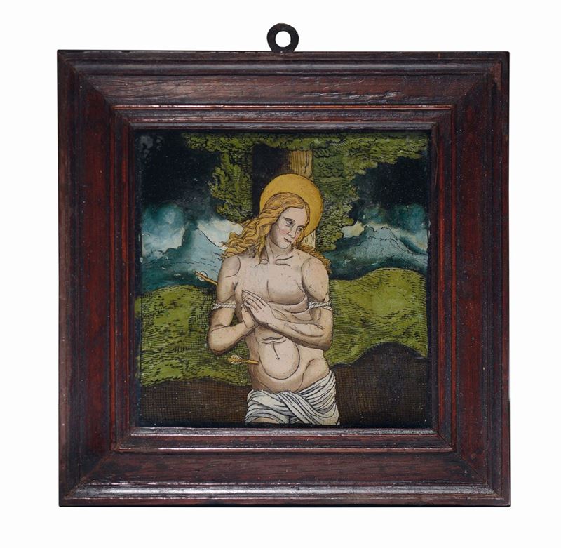 A painting with the martyr of St. Sebastian, 16th-17th century Venetian school  - Auction Sculpture and Works of Art - Cambi Casa d'Aste