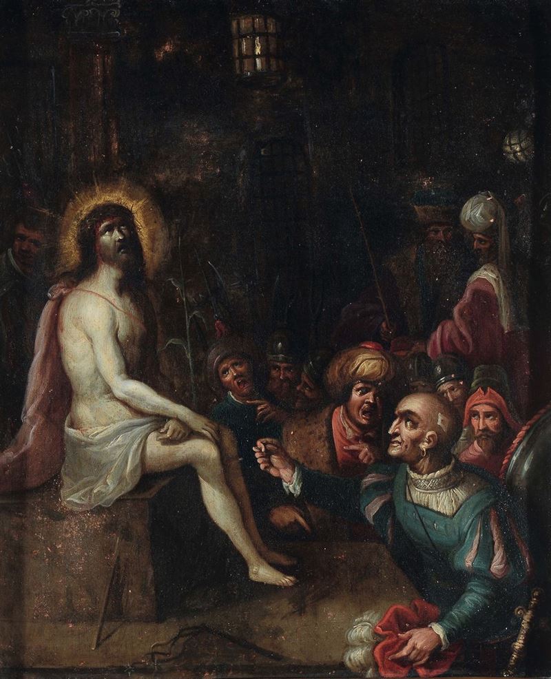 Frans Franken (1581-1642), seguace di Cristo deriso  - Asta Dipinti Antichi - I - Cambi Casa d'Aste