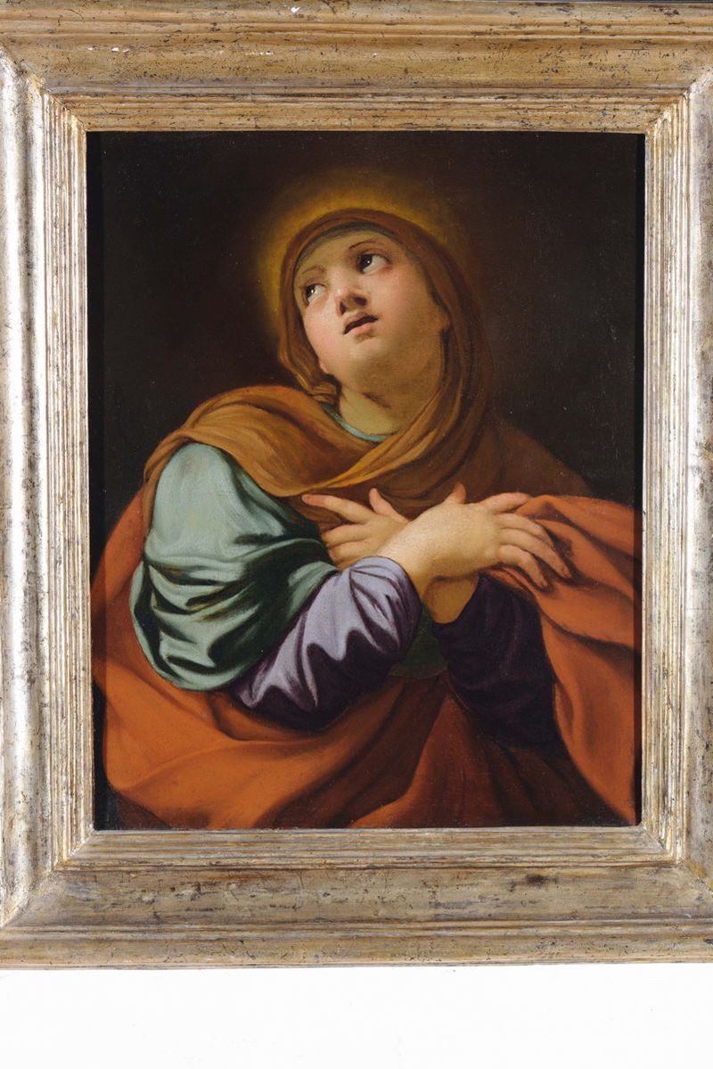 Scuola Italiana del XVII secolo Santa in estasi  - Auction Old Masters Paintings - Cambi Casa d'Aste