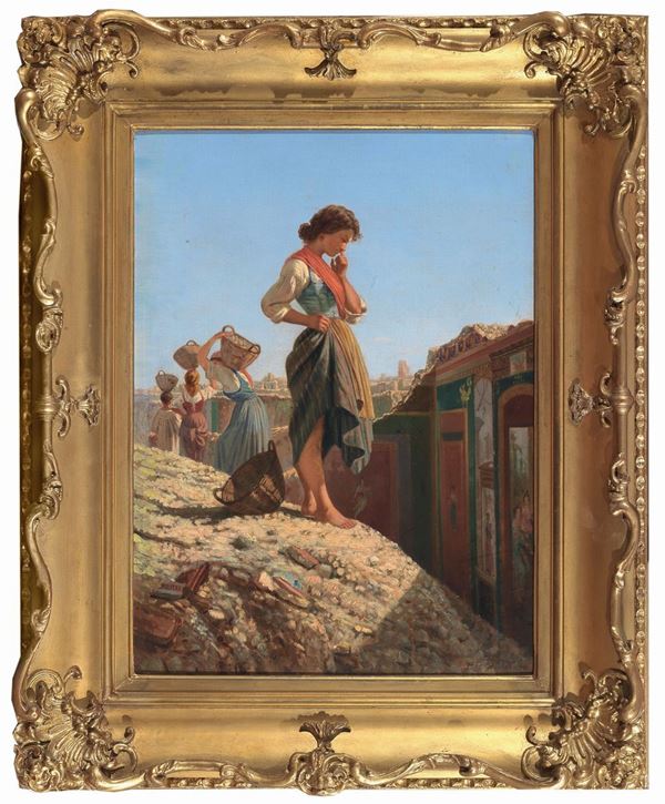 Calderon (copia da Filippo Palizzi), XIX secolo Scavi di Pompei