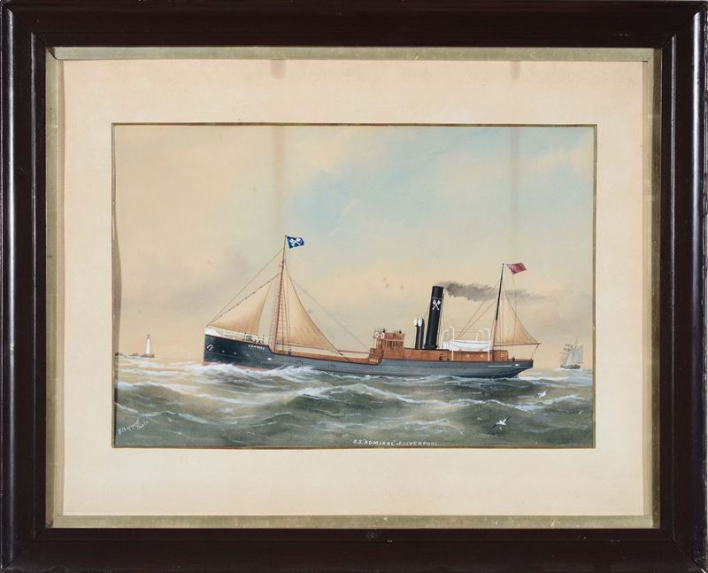 R. Chappell Ritratto della S.S. Admiral  - Auction Maritime Art and Scientific Instruments - Cambi Casa d'Aste