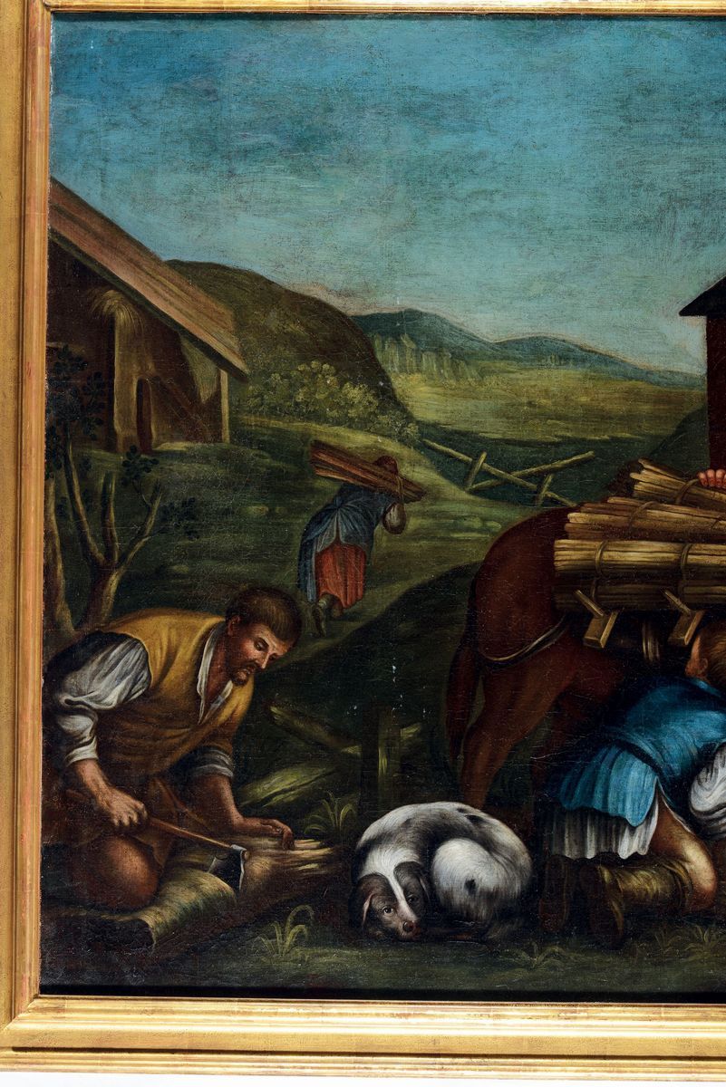 Jacopo da Ponte Detto Bassano (bassano del Grappa 1510/18-1592), Seguace Discena Contadina
