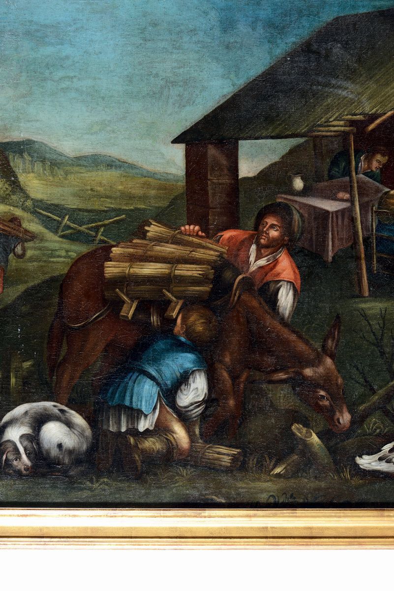 Jacopo da Ponte Detto Bassano (bassano del Grappa 1510/18-1592), Seguace Discena Contadina