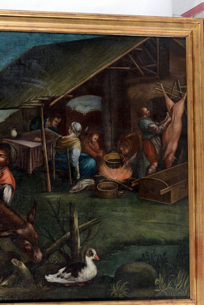 Jacopo da Ponte Detto Bassano (bassano del Grappa 1510/18-1592), Seguace Discena Contadina