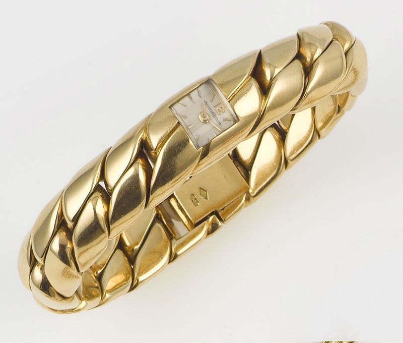 A woman's gold wristwatch. Jaeger LeCoultre  - Auction Jewels - II - Cambi Casa d'Aste