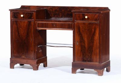 Credenza in Mogano a Due Ante, XX Secolo