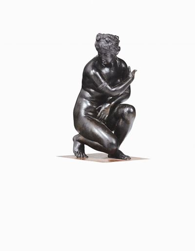 Bronzo Raffigurante Venere Cnidia. Bronzista Neoclassico, Italia (?) Fine del XVIII Secolo