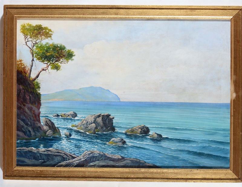 Anonimo del XIX secolo Marina  - Auction Paintings Timed Auction - Cambi Casa d'Aste