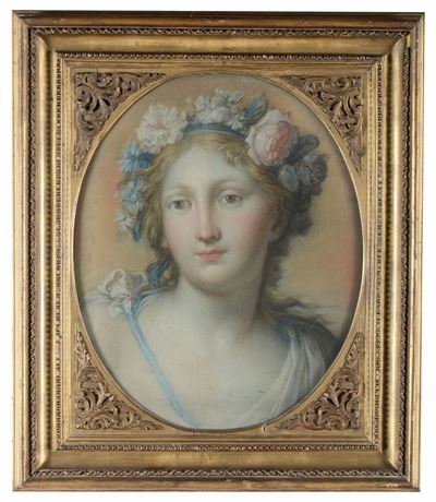 Benedetto Luti ( Firenze 1666 - Roma 1724)ritratto Neoclassico