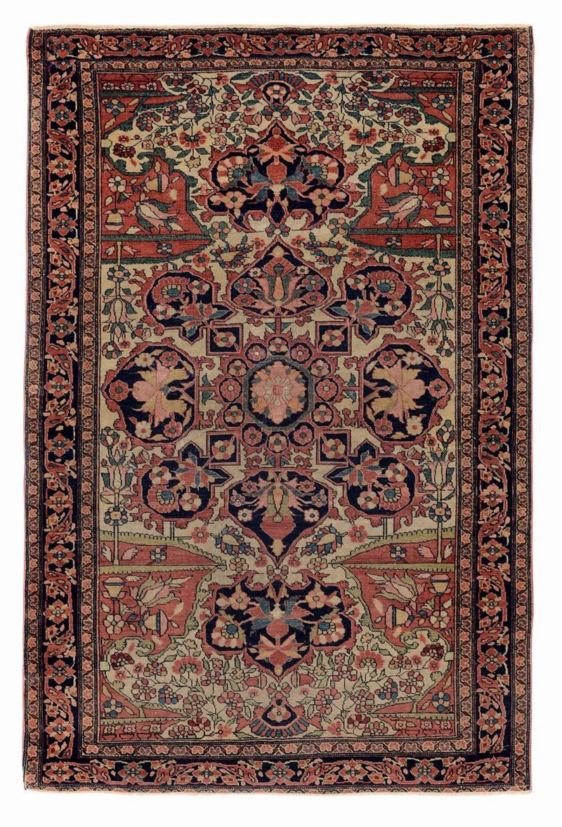 Tappeto persiano Sarouk, fine XIX secolo  - Asta Importanti Oggetti e Arredi - Cambi Casa d'Aste