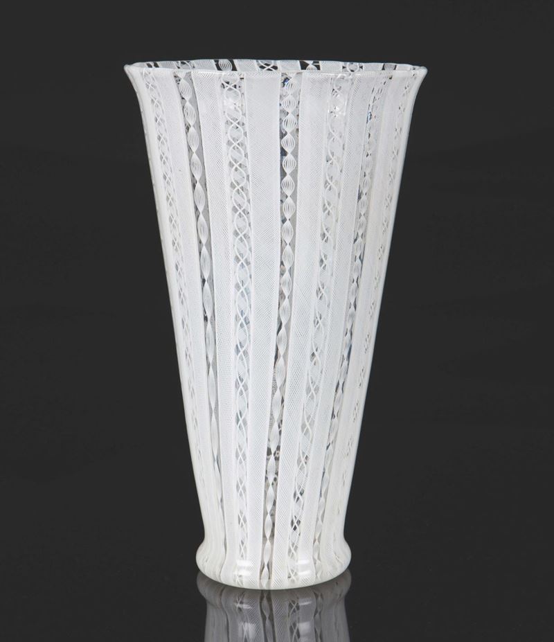 Venini, design Paolo Venini, about 1950  - Auction Murano 1890-1990. Un secolo di arte vetraria - II - Cambi Casa d'Aste