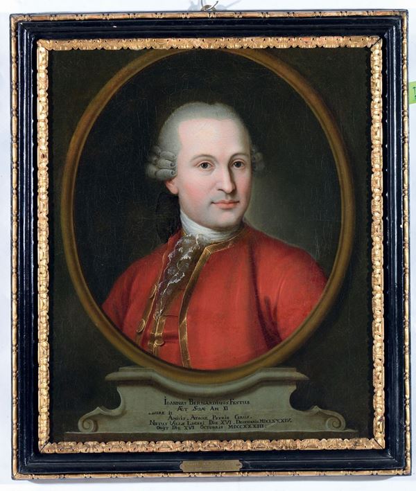 Giovanni Battista Lampi (Romeno 1751 - Vienna 1830) Ritratto di Giovanni Bernardino Festi, 1773