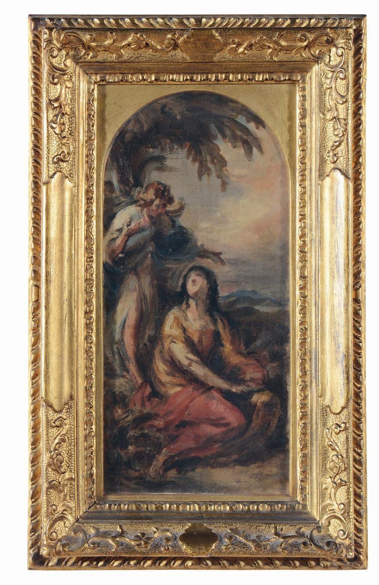 Giovanni Carnovali (Montegrino Valtravaglia, 1804 – Cremona, 1874) L’Annunciazione  - Auction Old Masters Paintings - Cambi Casa d'Aste