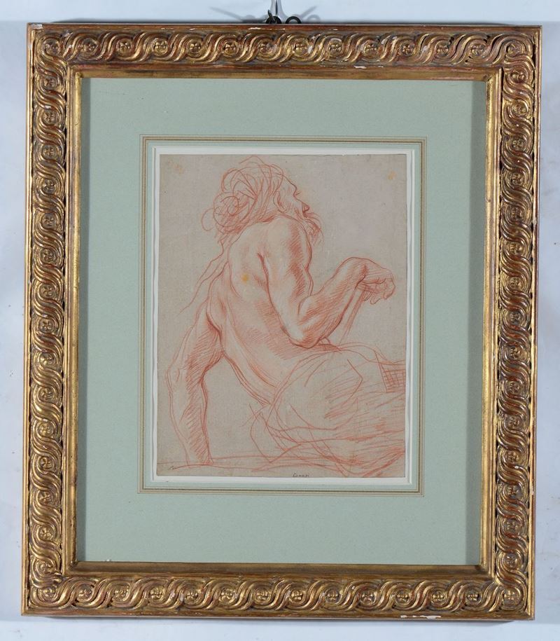 Domenico Maria Canuti (Bologna 1625 - 1684) Anziano di schiena  - Auction Old Masters Paintings - Cambi Casa d'Aste