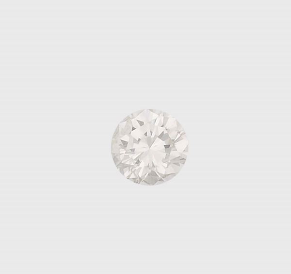 Unmounted brillant - cut diamond weighing 2,208 carats. R.A.G report