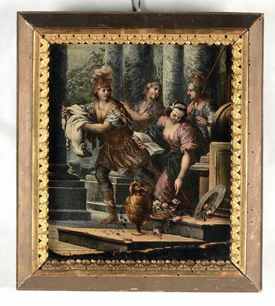 Scuola Italiana del XVII Secolocoppia di Scene Mitologiche