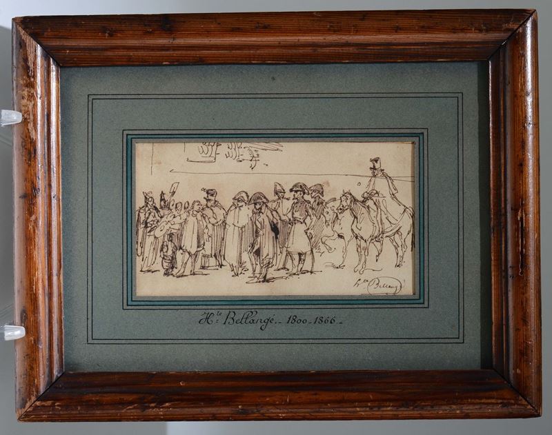 Hippolyte Bellangè (1800-1866), attribuito a Scena storica  - Auction Fine Art - Cambi Casa d'Aste