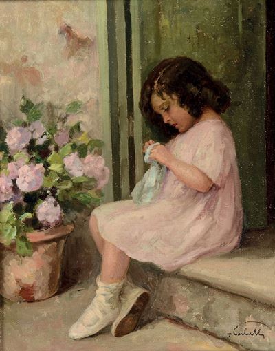 Tito Corbella (1885-1966)fanciulla