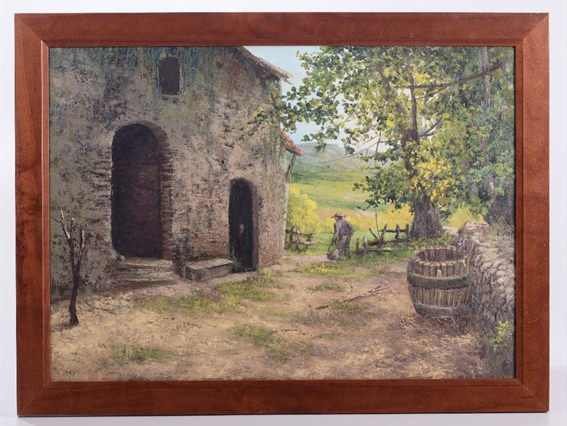 Anonimo del XIX secolo Casolare  - Auction Asta a Tempo Antiquariato - II - Cambi Casa d'Aste