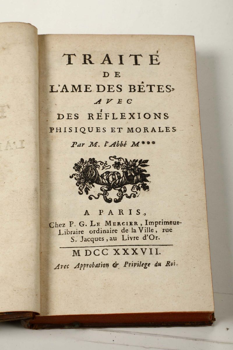 Soldini, Francesco Mariade Anima Brutorum, Firenze, Cambiagi, 1776
