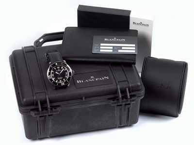 Blancpain, Fifty Fathom, 300/1000ft, Ref.5015, No.437, Orologio da Polso, in Acciaio, Impermeabil...