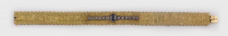 A sapphire and gold bracelet  - Auction Jewels - II - Cambi Casa d'Aste
