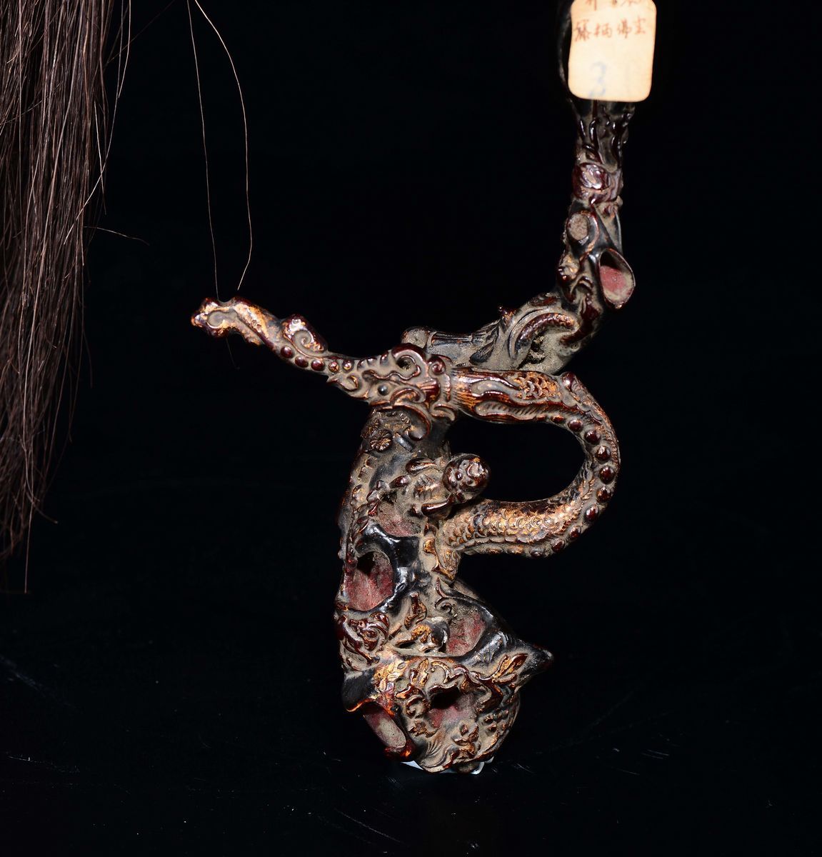 Scacciamosche in Radice, Cina, Dinastia Qing, XIX Secolo