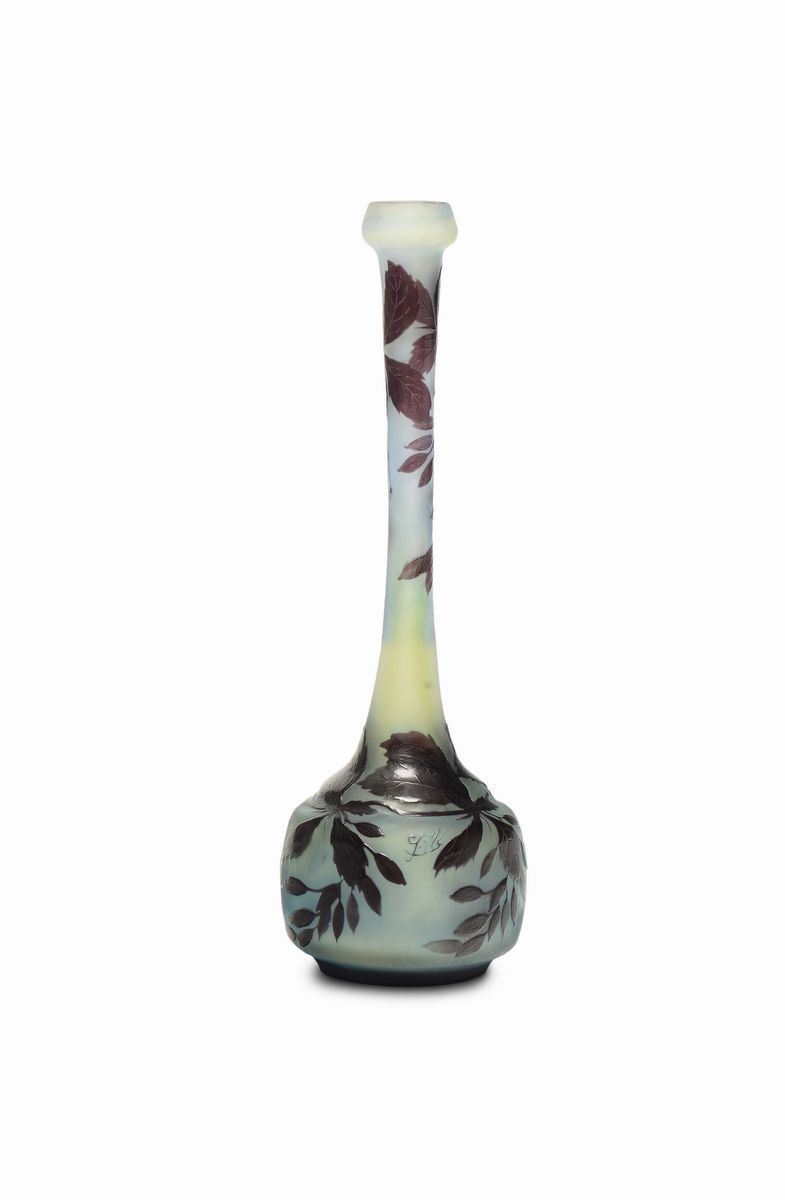 Émile Gallé (1846-1904), Nancy, 1900 ca  - Asta Arti Decorative del XX secolo - I - Cambi Casa d'Aste