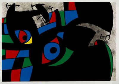 Joan Mirò (1893-1983)senza Titolo, 1971