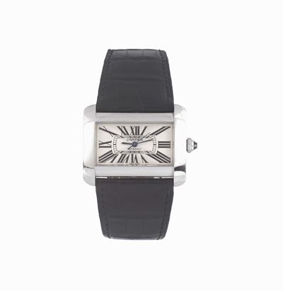 Cartier, Tank Divan, Automatic, Ref. 2612, Orologio da Polso, di Forma Orizzontale, Automatico, i...