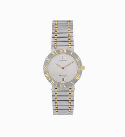 Corum, Romulus”, Ref. 43.903.21, Orologio da Polso, in Acciaio e Oro, Impermeabile, al Quarzo con...