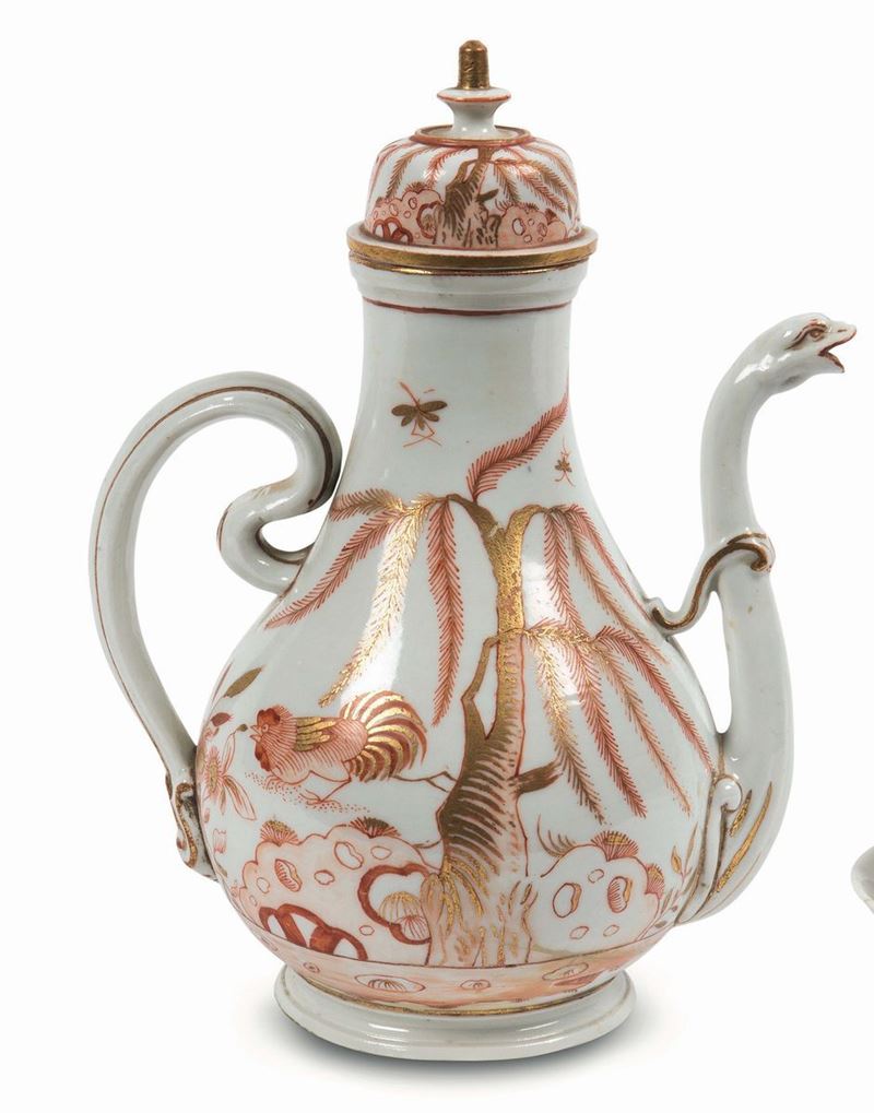 A coffee pot, Doccia Ginori factory, circa 1760-1770  - Auction Majolica and porcelain from the 16th to the 19th century - Cambi Casa d'Aste