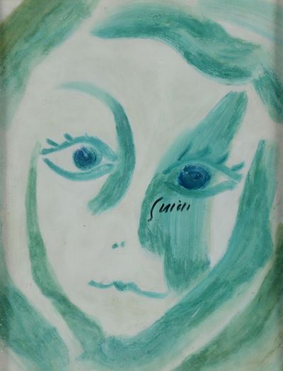 Virgilio Guidi (1892-1984)volto di Figura