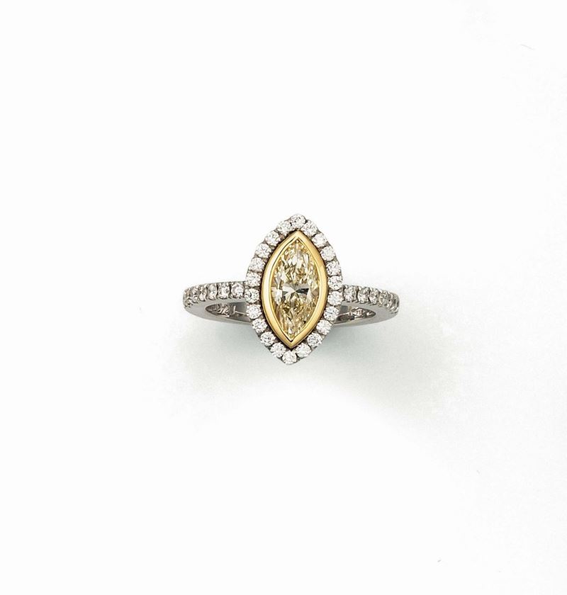A diamond ring. Brarda  - Auction Jewels - II - Cambi Casa d'Aste