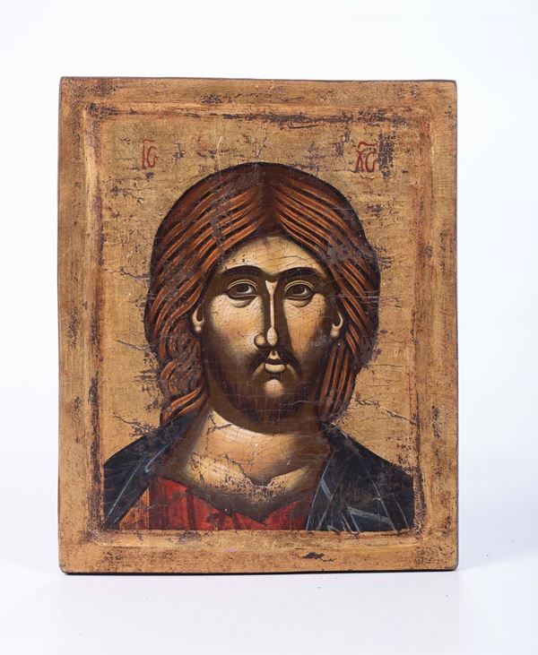 Icona raffigurante Cristo Pantocreatore, XIX secolo