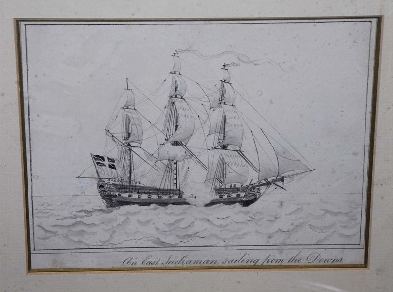 J. Brooking Ritratto di vascello  - Auction Antiquariato, Argenti e Dipinti Antichi - Cambi Casa d'Aste