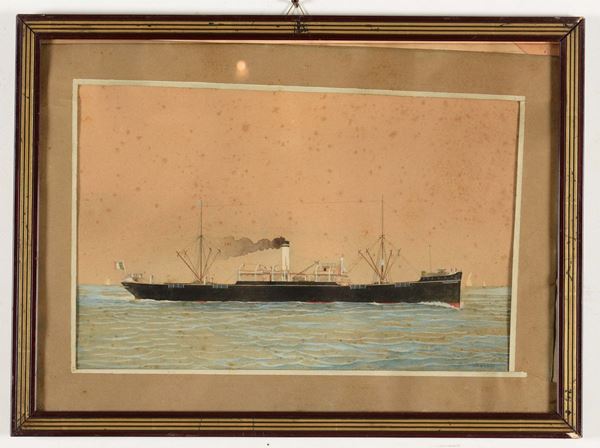 Anonimo dell'inizio del XX secolo Ritratto del vapore Marterso Ritratto del vapore Mar Cor